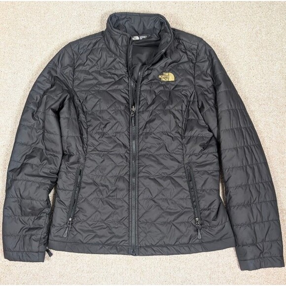 The North Face Jackets & Blazers - The North Face Tamburello Womens Medium Black Quilted Insulated Jacket Full Zip